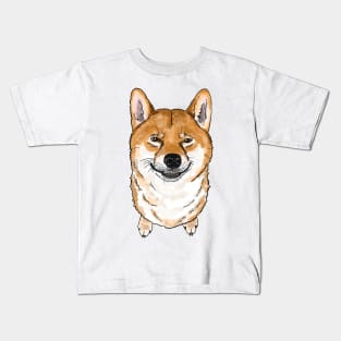 shiba inu Kids T-Shirt